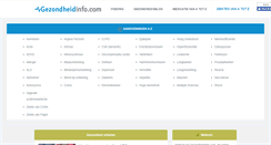 Desktop Screenshot of gezondheidinfo.com
